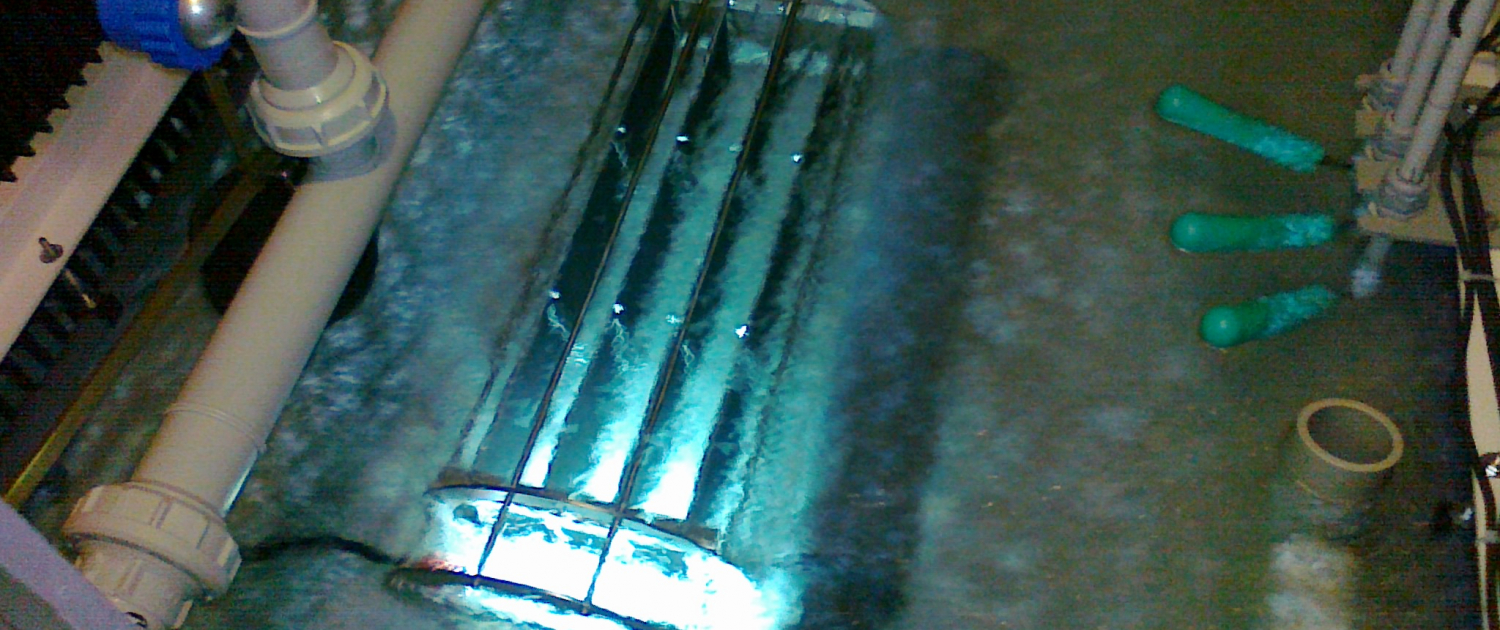 Filter unter Wasser