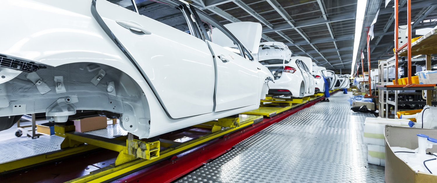 Auto wird lackiert